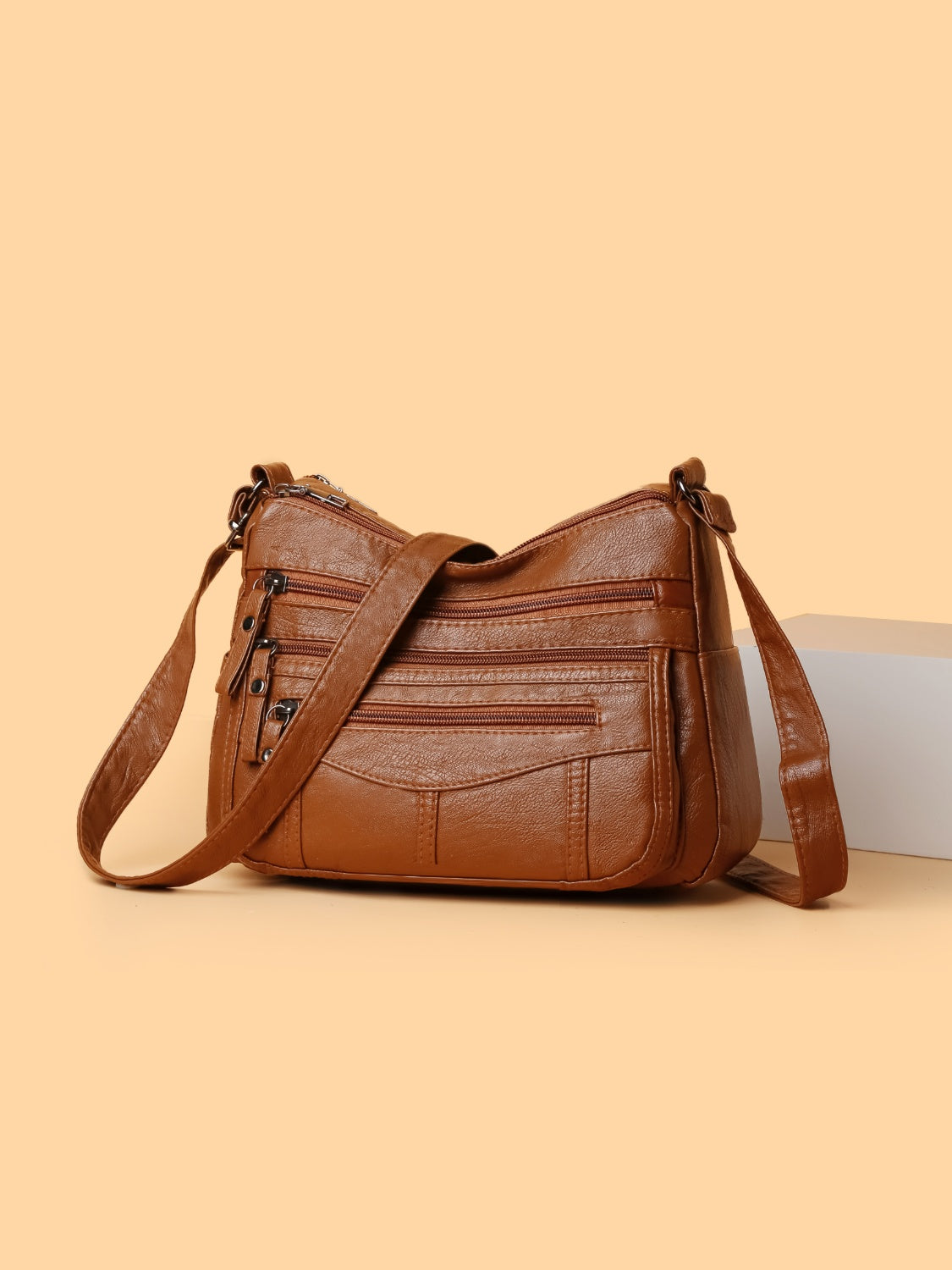 Multi-Compartment Crossbody Bag| Women's handbag