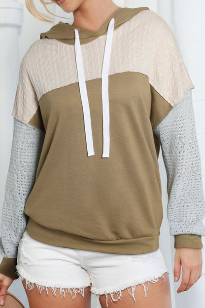 Splicing_Drawstring_Sweatshirt | usa sweatshirt