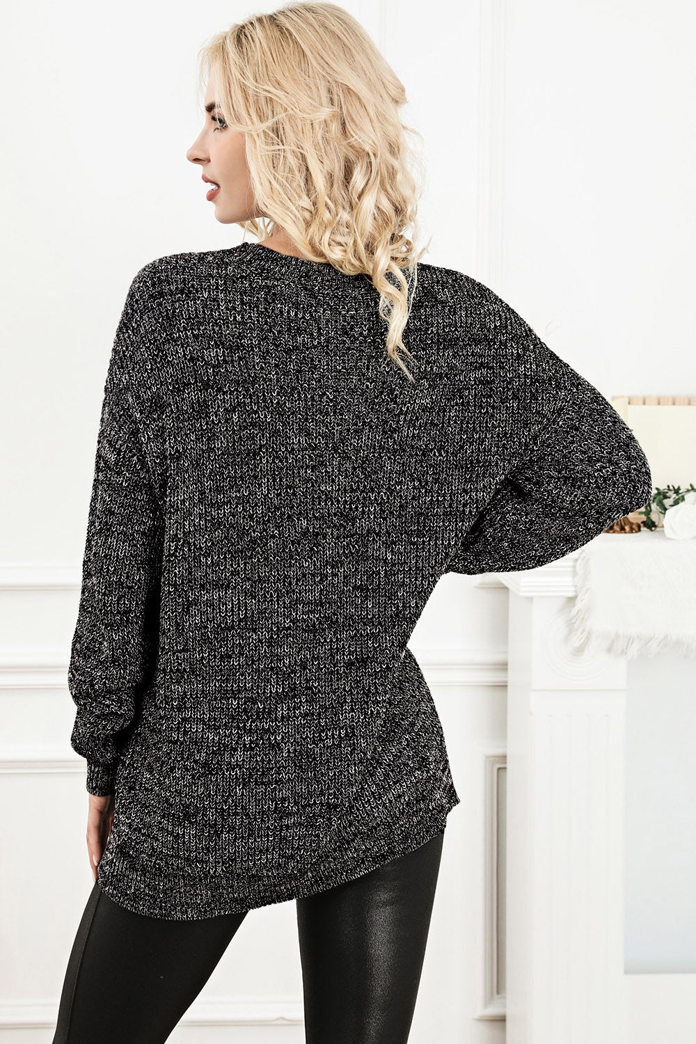 Round Neck Long Sleeve Sweater