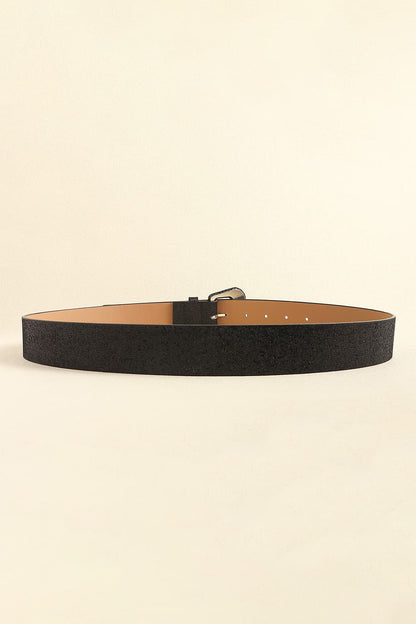 Glitter PU Leather Belt